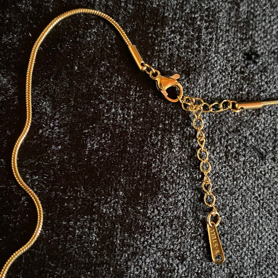 Trinity Renk Taş Detaylı Altın Renk Zincir Kolye